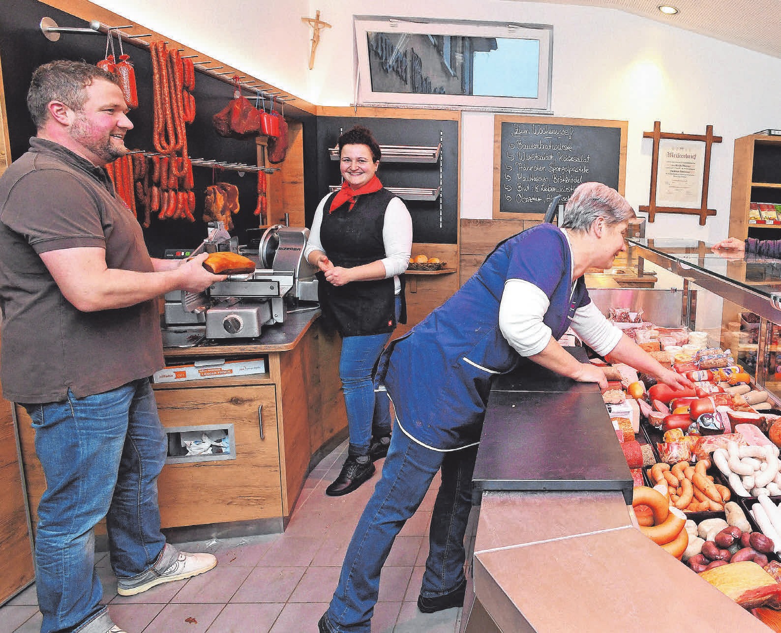 Fleischerei & Metzgerei Münch - Bielefeld Gütersloher Straße Bußmannshausen: Metzgerei Ochsen neuer Anbau - Schwäbischer Verlag