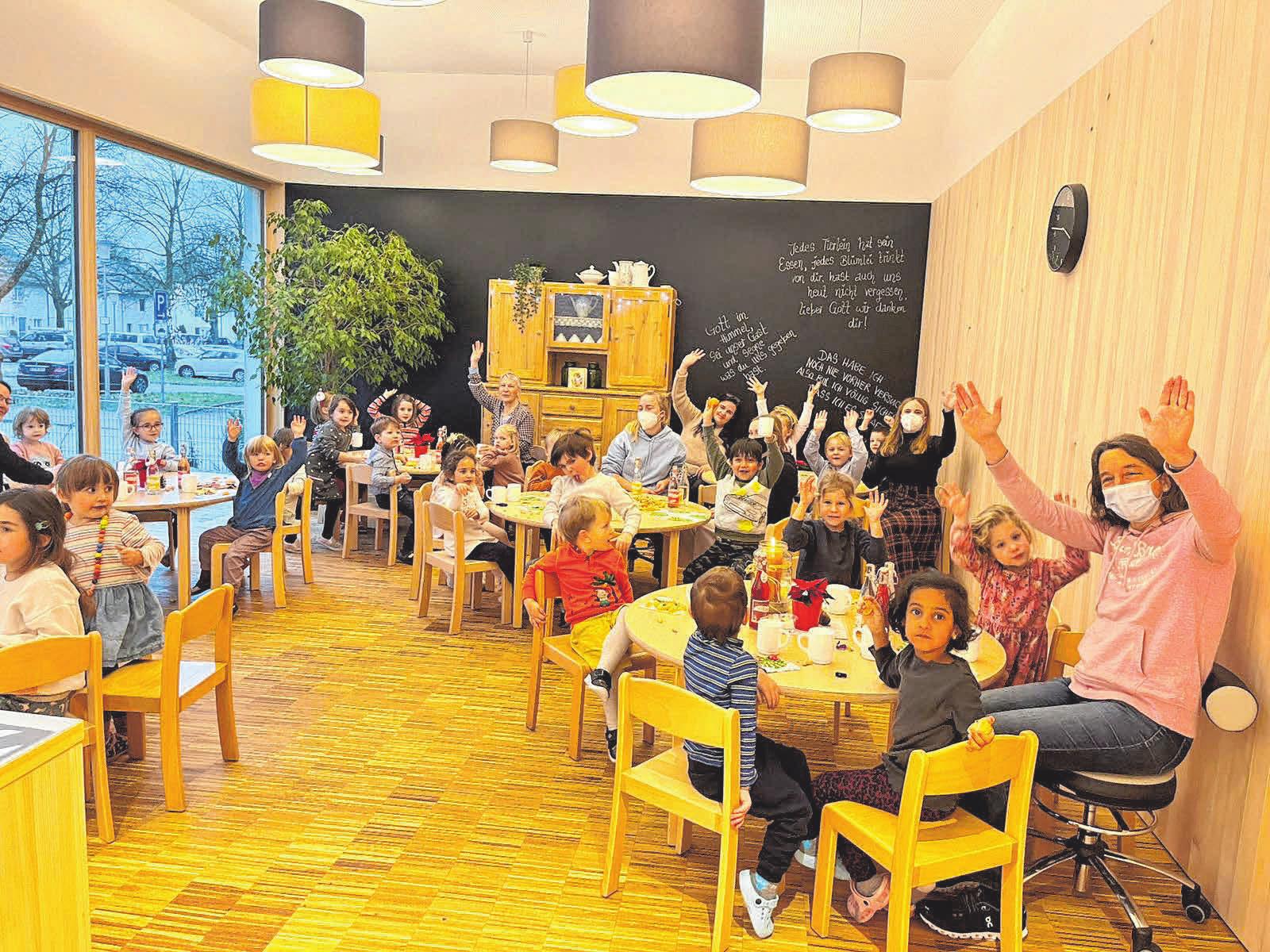 Segnung in der neuen Kita St. Antonius in Wangen-Praßberg