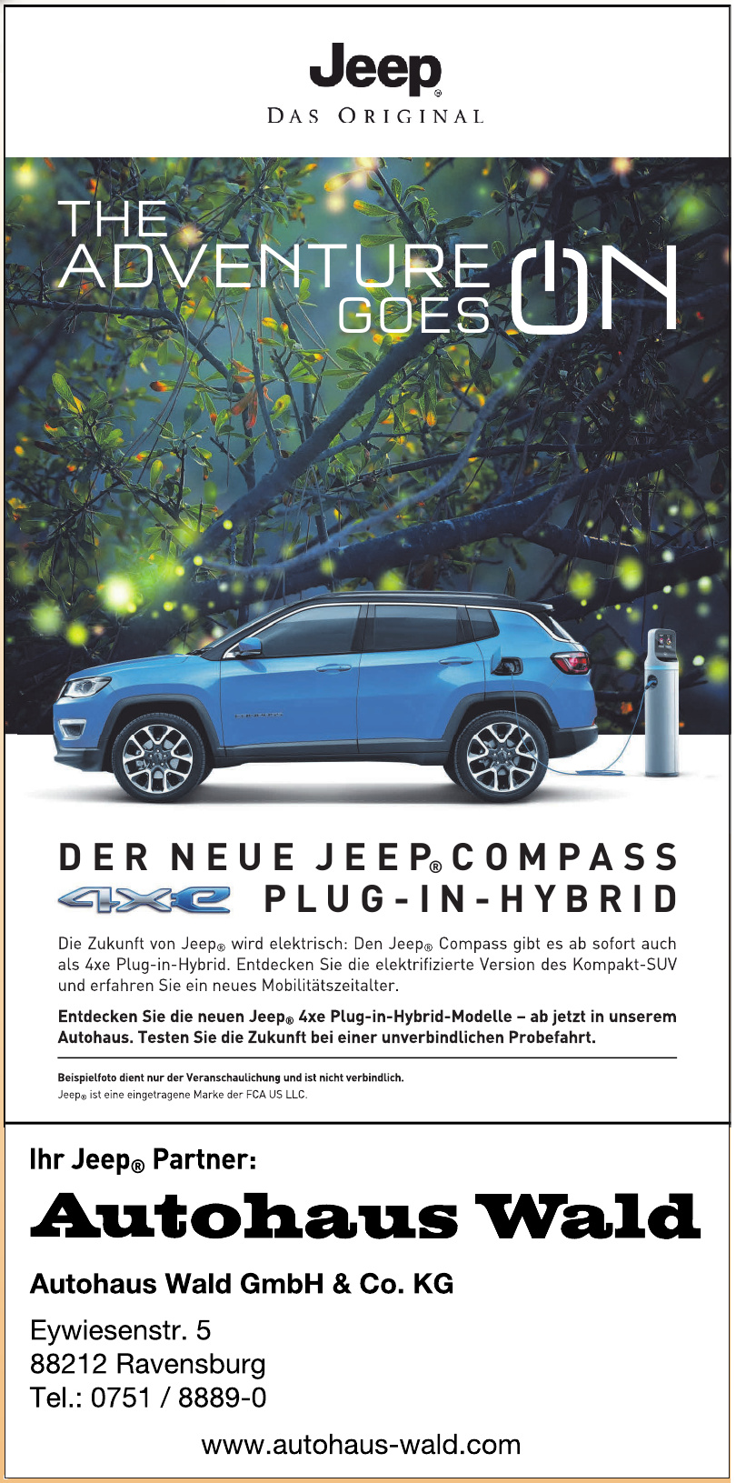Jeep® Renegade 4xe und Compass 4xe verbinden Effizienz mit Fahrspaß