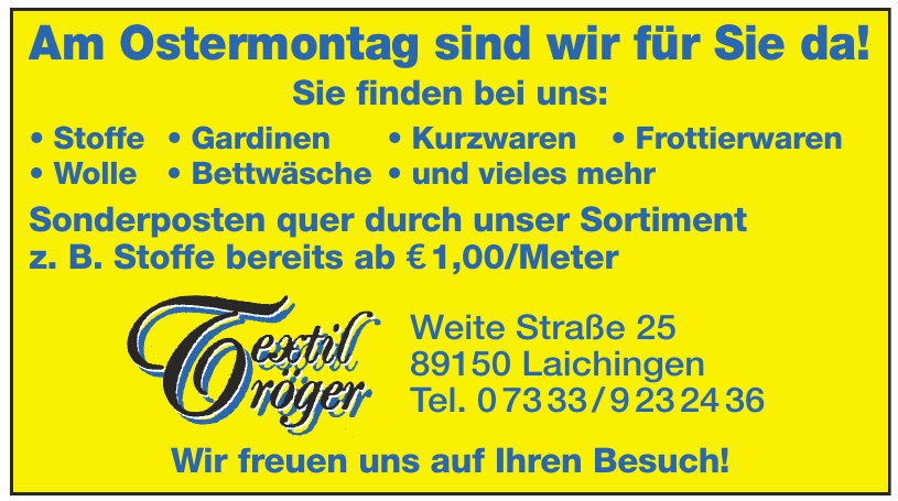 Ostermarkt Laichingen: Neue Verkehrsregelung & Parkverbote