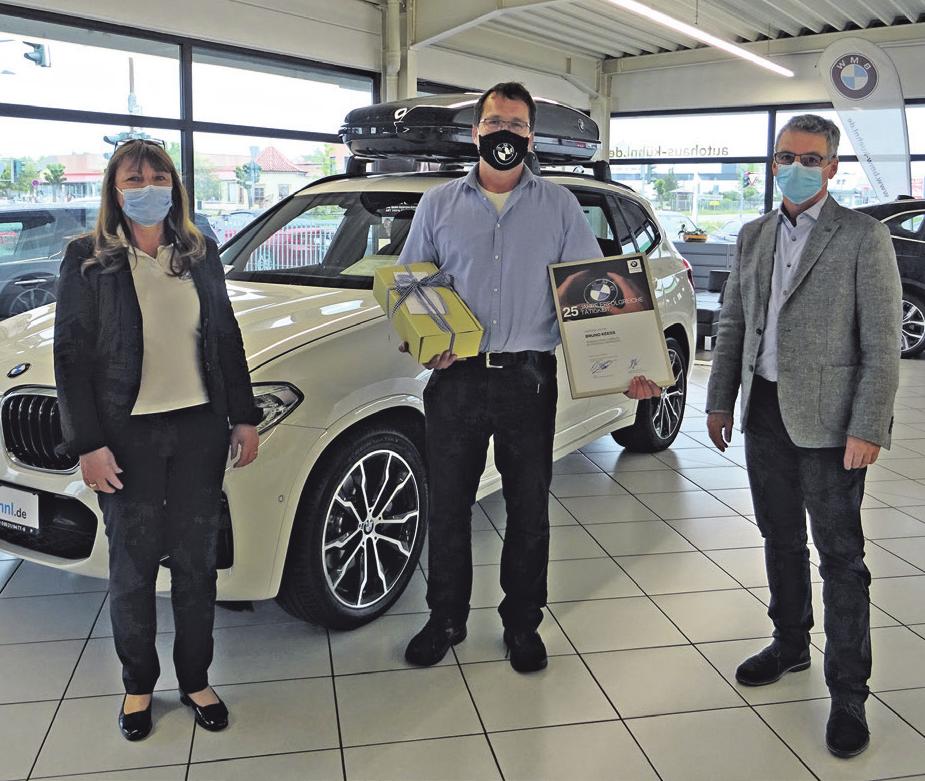 BMW Kühnl Haßfurt: Mitarbeiter zum Betriebsjubiläum geehrt - MPO