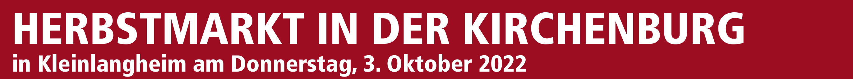 Herbstmarkt in der Kirchenburg in Kleinlangheim am Donnerstag, 3. Oktober 2022