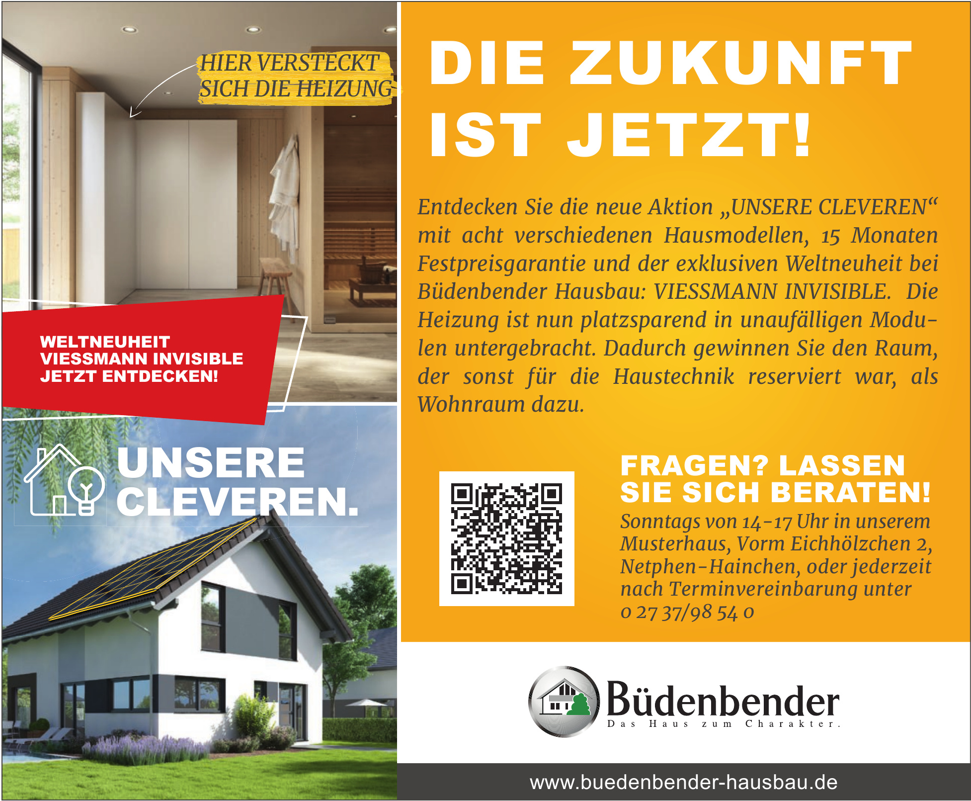 Büdenbender Hausbau Netphen-Hainchen: Viessmann Invisible - Siegener ...
