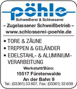 Sonderthemen Gewerbestandort JuliusPintschRing Fürstenwalde Firmen