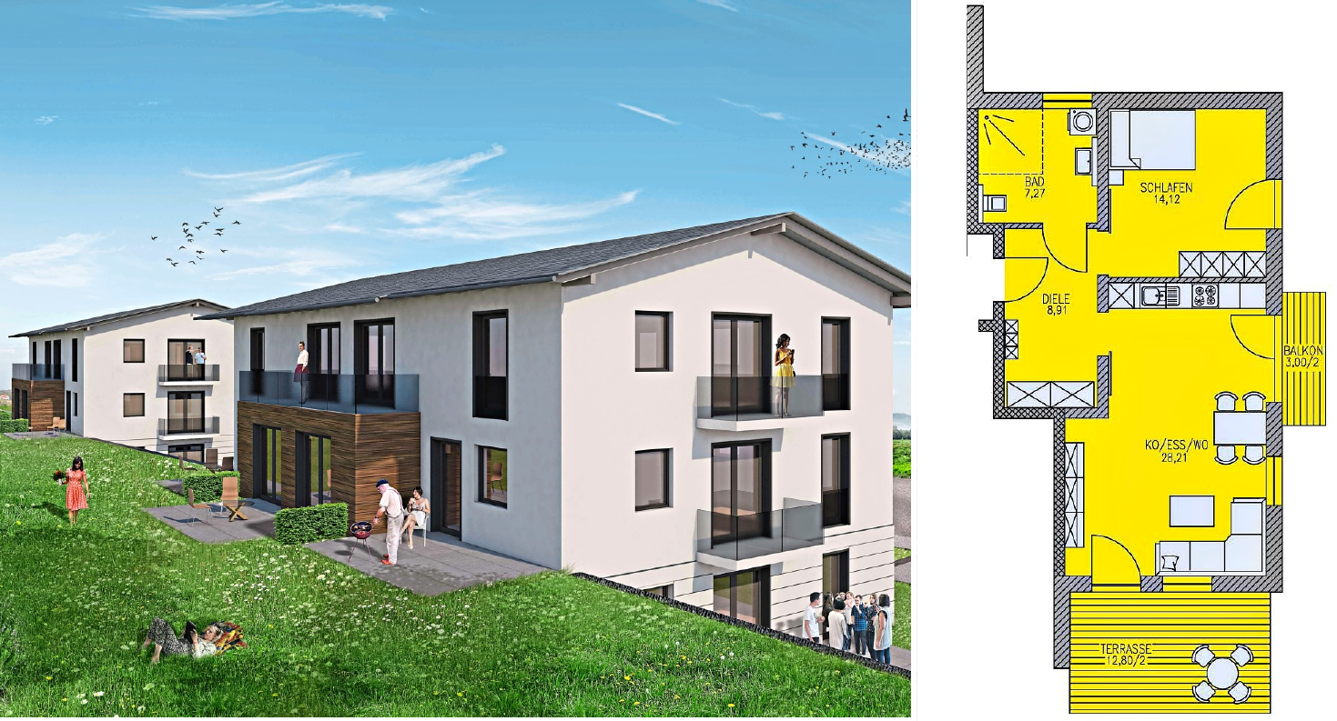 Neubau Wohnanlage „Betreutes Wohnen“ in Oberpolling-2