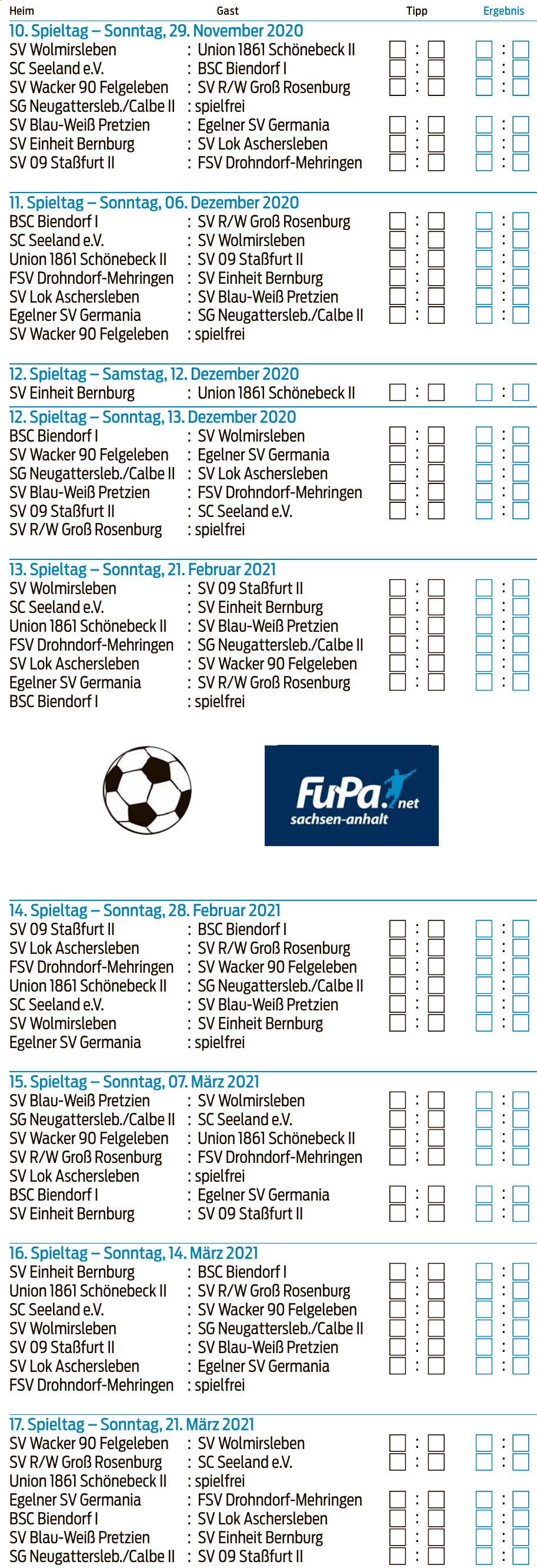 Spielplan der Salzlandliga 2020/21 -4