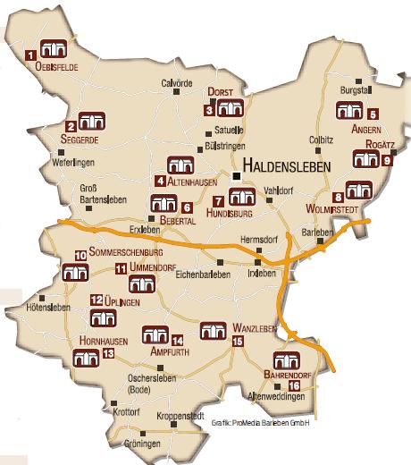 Burgen, Schlösser & Herrenhäuser im Landkreis Börde-2