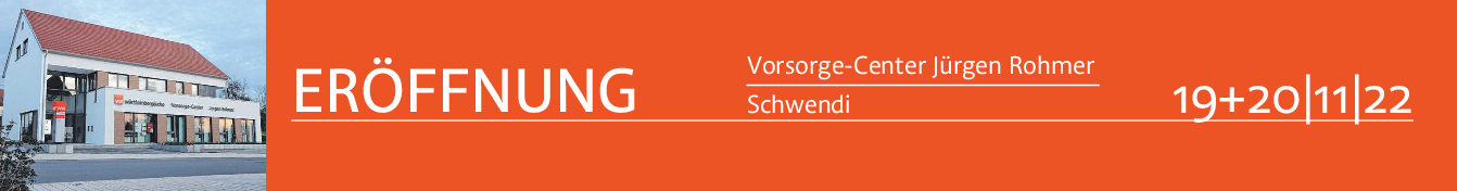 W&W Versicherungsbüro Jürgen Rohmer in Schwendi: Umfangreicher Kundenstamm