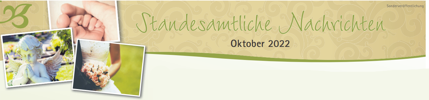 Leutkirch und Umgebung: Standesamtliche Nachrichten Oktober 2022