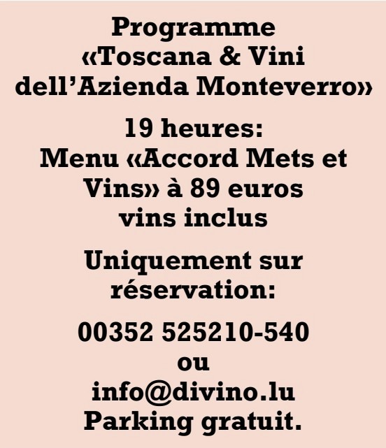 Soirée à thème «Toscana & Vini dell’Azienda Monteverro»-3