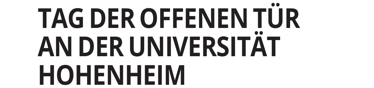 Universität Hohenheim in Stuttgart: „Eine besondere Universität“, so der Rektor Prof. Dr. Dabbert