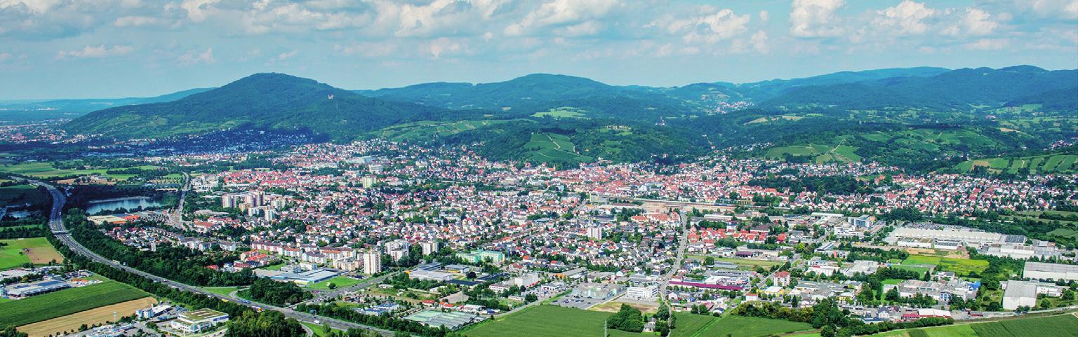 Bild: Luftaufnahme von Bensheim