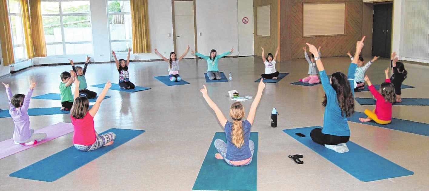 Nicht nur Fußball: auch Kinder-Yoga bietet der TSV Gadernheim. BILD: FRED