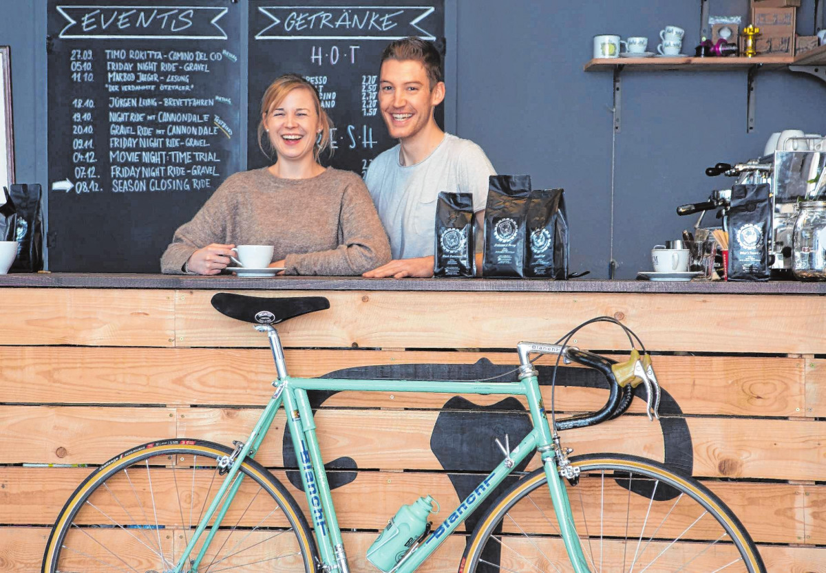 Amateur-Radsportler Sebastian Breuer und seine Frau Christina haben ihren eigenen Kaffee kreiert und auf den Markt gebracht. Alle Bilder: privat