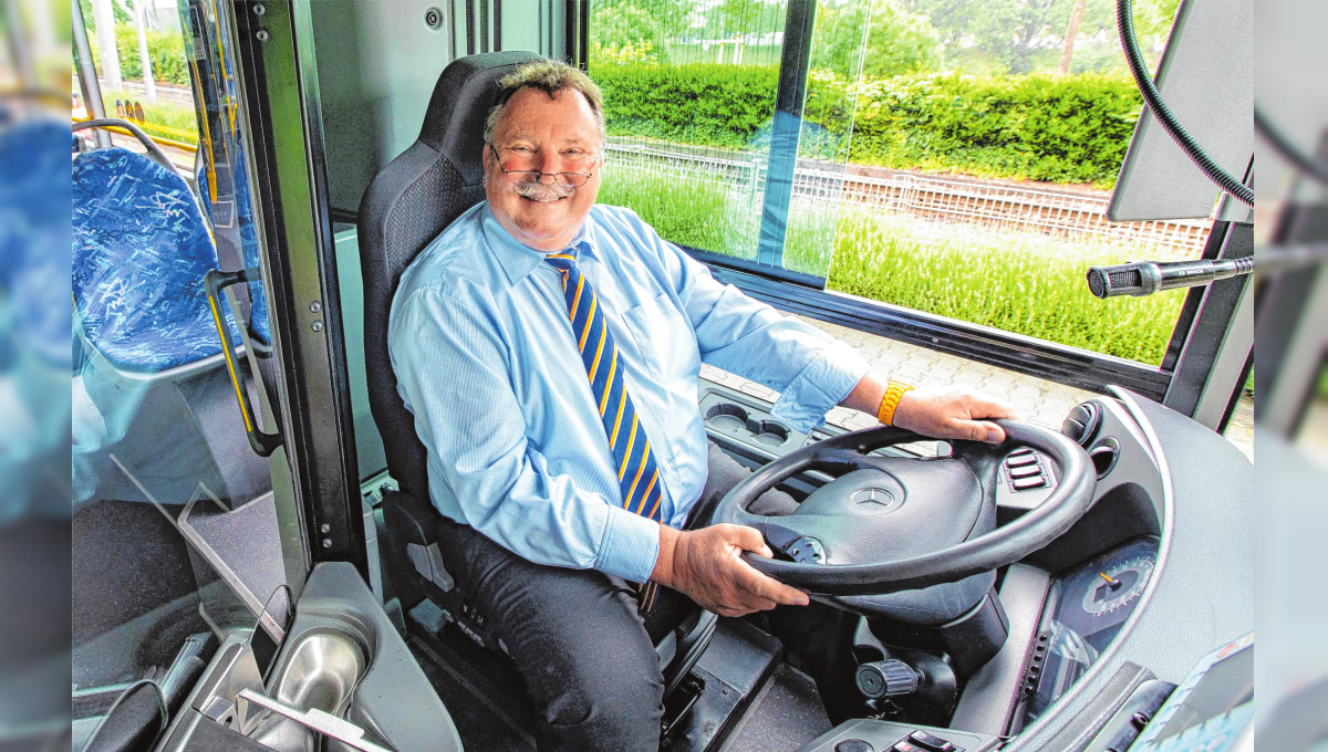 Sicherer Arbeitsplatz mit Aussicht: Busfahrerinnen vom RheinNeckar-Verkehr Mannheim 