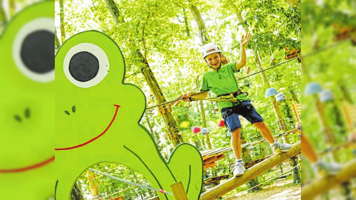 Geschicklichkeit gefragt: Ein Besuch im Fun Forest in Kandel lohnt sich. Bild: MELHUBACH PHOTOGRAPHIE/Fun Forest GmbH