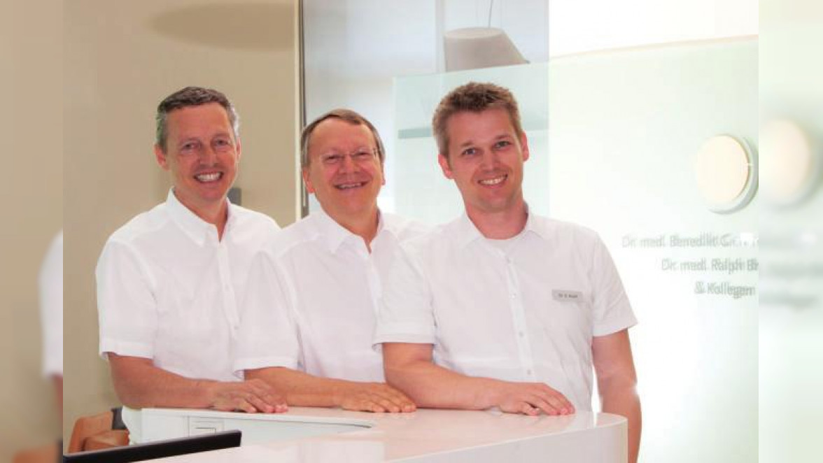 Von links nach rechts: Dr. med. Benedikt von Strachwitz, Dr. med. Ralph Bremer und Dr. med. Sebastian Korff. BILD: STRACHWITZ