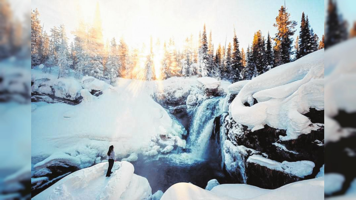 Verschneite Landschaft: Berühmte Nationalparks wie Yellowstone entfalten im Winter eine ganz eigene Faszination. BILD: BRAND USA/DPA-TMN