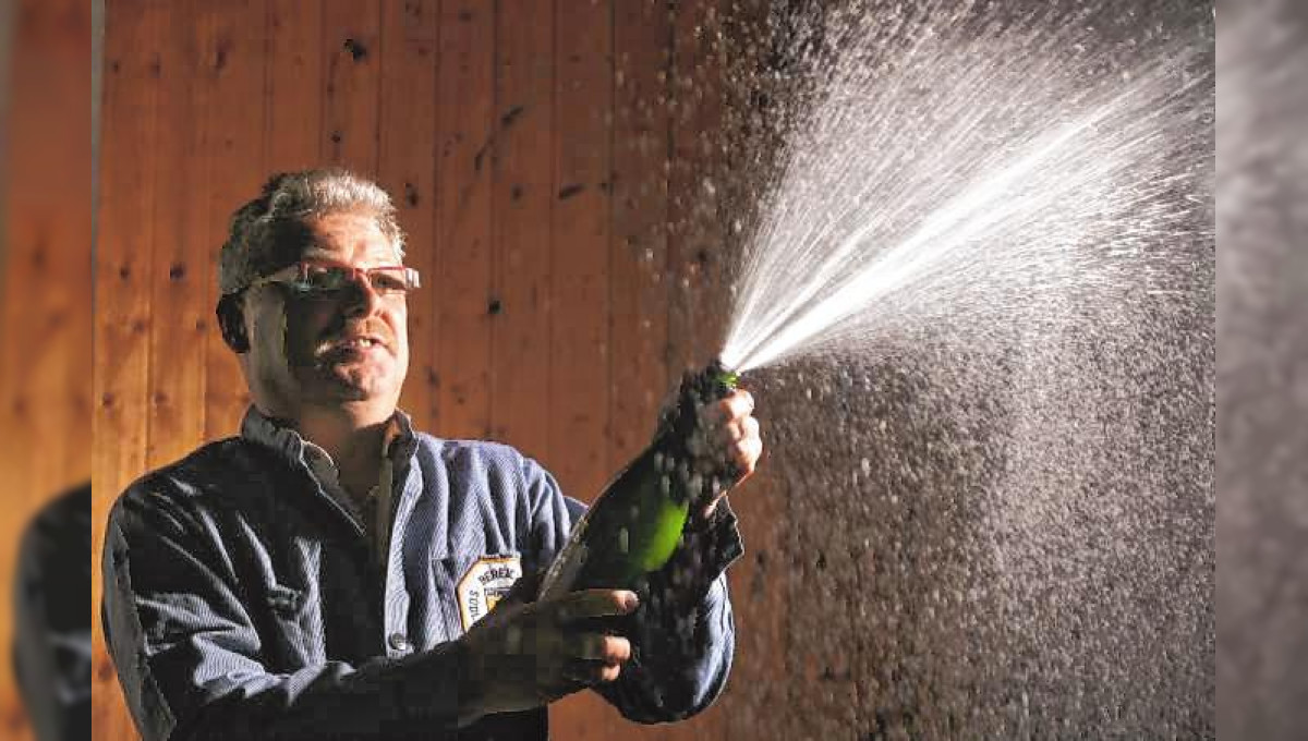 Winzersekt des Sektguts Rosenhof in Steinweiler: das Höchste, was ein Wein werden kann