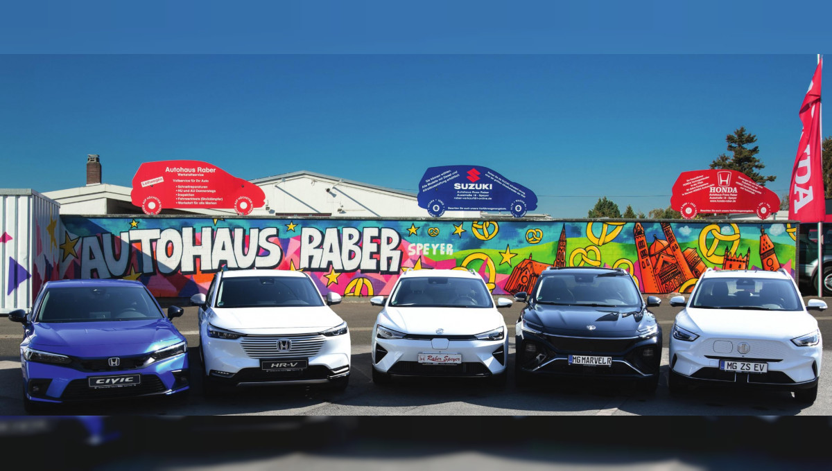 Speyerer Autohaus Raber elektrisiert die Planken