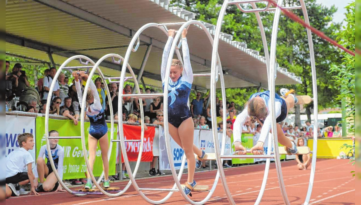 Sport, Ballons und Vorführungen
