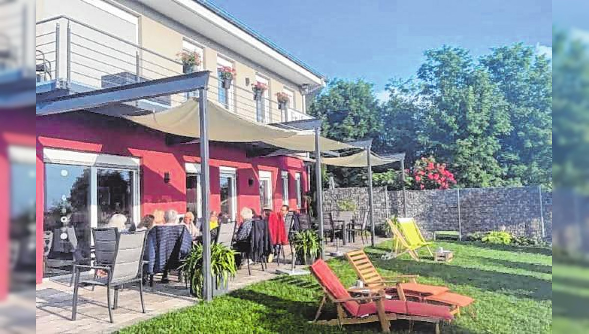 Biergarten und Vinothek in einzigartigem Ambiente des Weinguts Spiegel in Großfischlingen 
