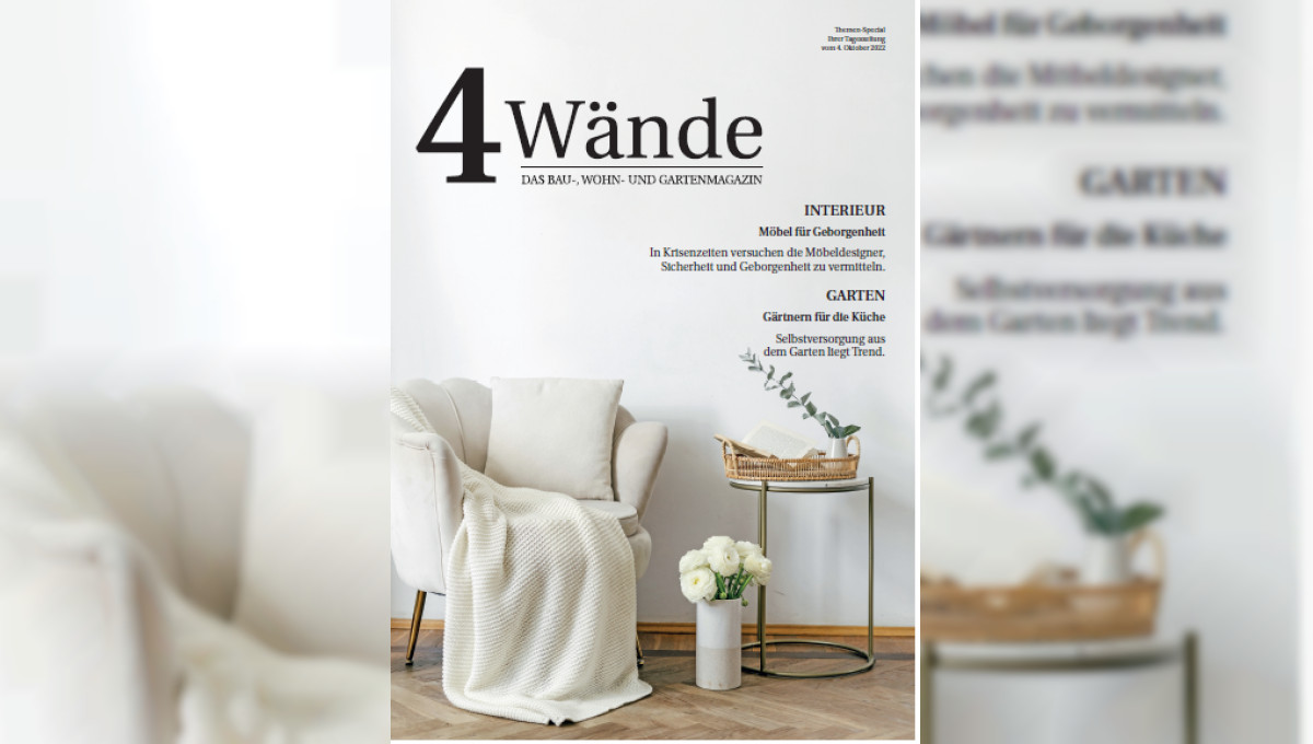 4 Wände - Das Bau-, Wohn- und Gartenmagazin