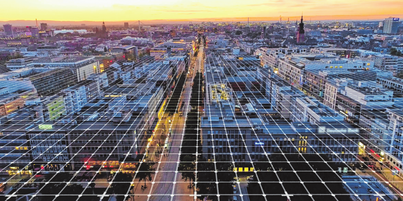 Fit für die Zukunft: Das Vorhaben einer vernetzten Stadt verfolgt das Joint Venture zwischen MVV und der Stadt Mannheim. Bild: Smart City Mannheim