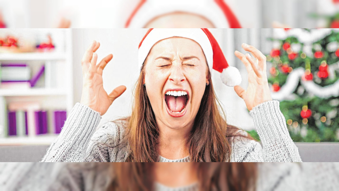 Die Weihnachtsfeiertage können mitunter purer Stress für das körperliche Wohlbefinden sein - für einige Menschen bedeutet das schlaflose Nächte. BILD: DJD/LINDA/GETTY IMAGES/SEBASTIAN GAUERT