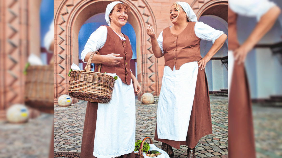 Die Themenführungen mit den Bauersfrauen sind eines der vielen Highlights der Angebote in Germersheim. BILD: BRITTA HOF