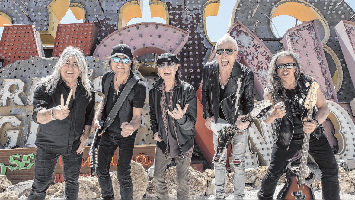 Scorpions in Bestform: Die Hardrock-Band aus Hannover befindet sich derzeit auf Tournee. Ein Konzert steigt dabei auch in der Mannheimer SAP Arena. BILDER: MARC THEIS