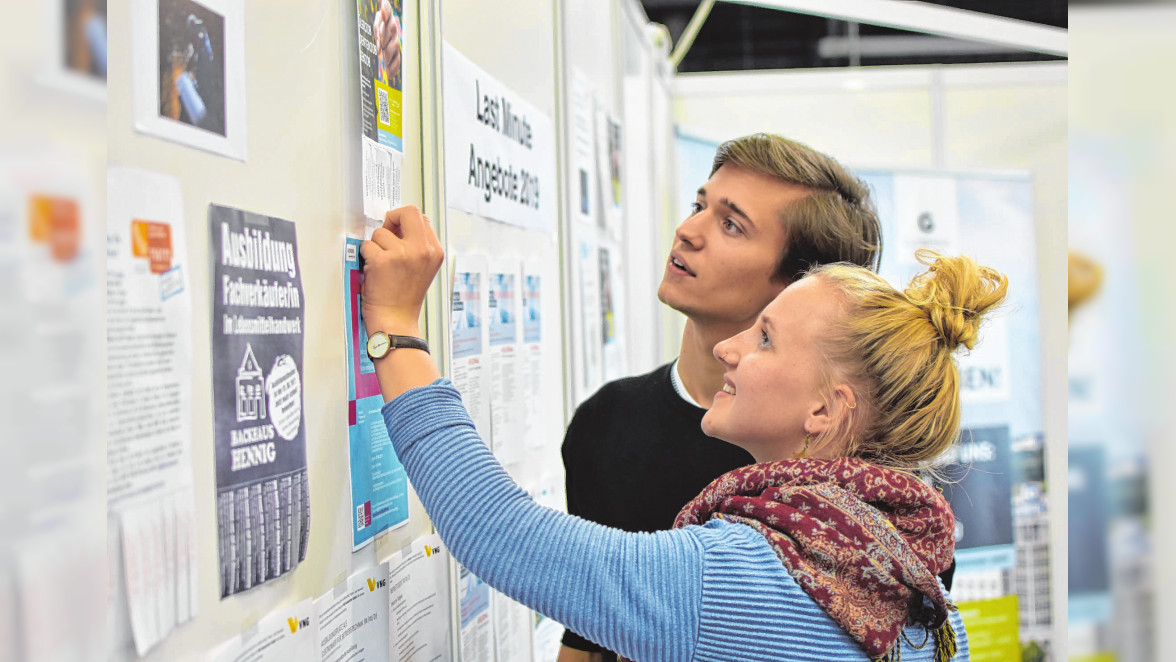Der persönliche sowie individuelle Dialog zwischen jungen Menschen und Ausstellern steht auf der vocatium Rhein-Neckar-Pfalz im Vordergrund. BILD: VOCATIUM