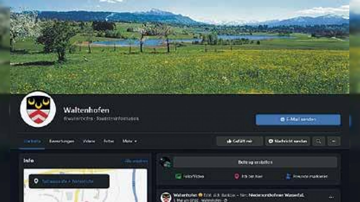 Seit Anfang des Jahres hat die Gemeinde eine neue Facebook-Seite. Fast gleichzeitig wurde auch der Internetauftritt auf der gemeindeeigenen Website erneuert. Foto: Facebook