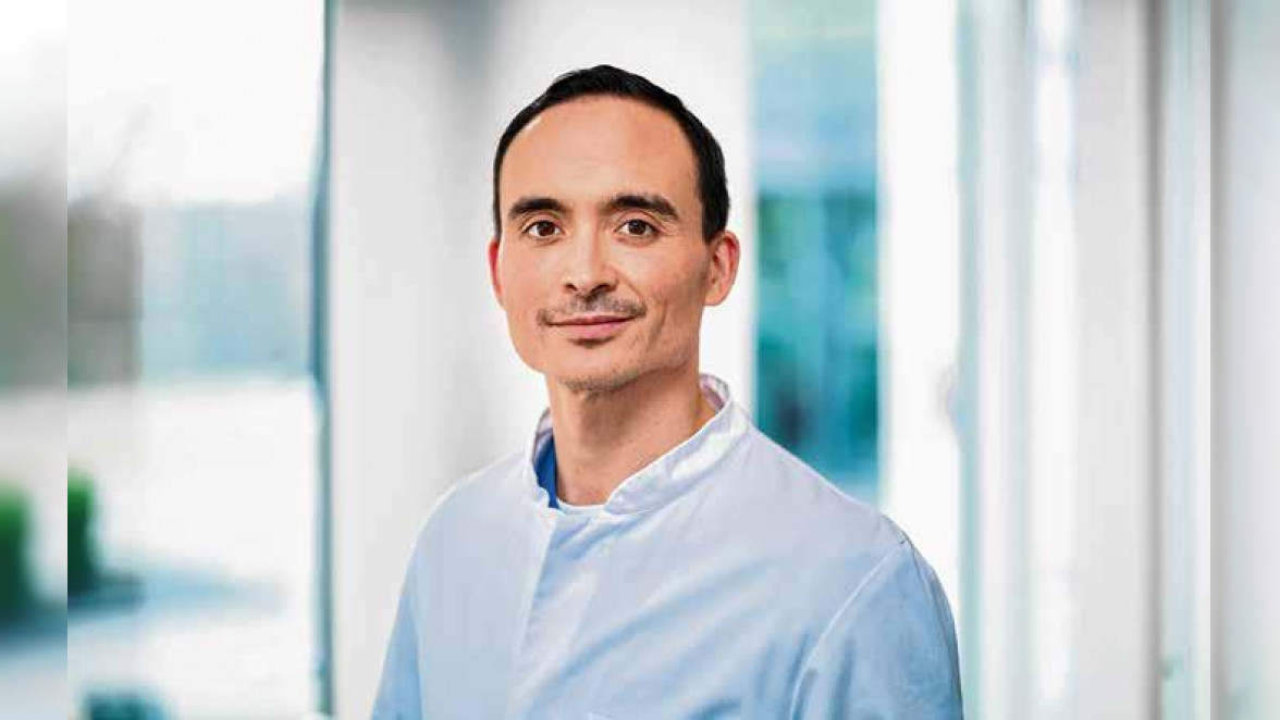 Dr. Marc Nguyen-Tat ist neuer Chefarzt für Gastroenterologie am Klinikum Kempten Foto: Christian Trompeter
