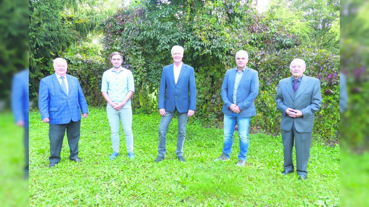 Von links: Herbert Mendler (Gründer), Marco Mendler, Horst Dargel, Kurt Mendler, Max Nitsch (Gründer)