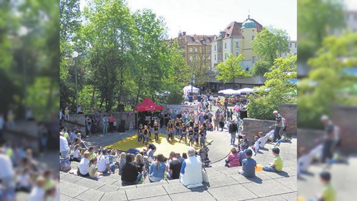 Foto: Es ist einiges los in der Innenstadt.