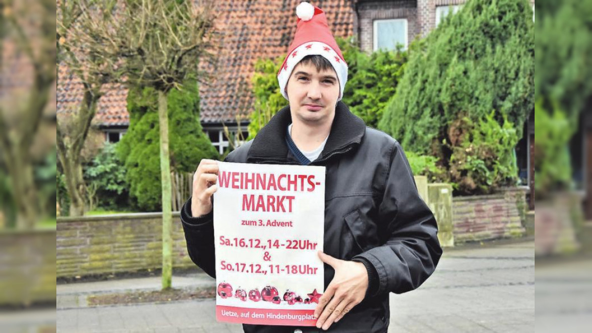 Uetzer Weihnachtsmarkt öffnet auf dem Hindenburgplatz seine Pforten