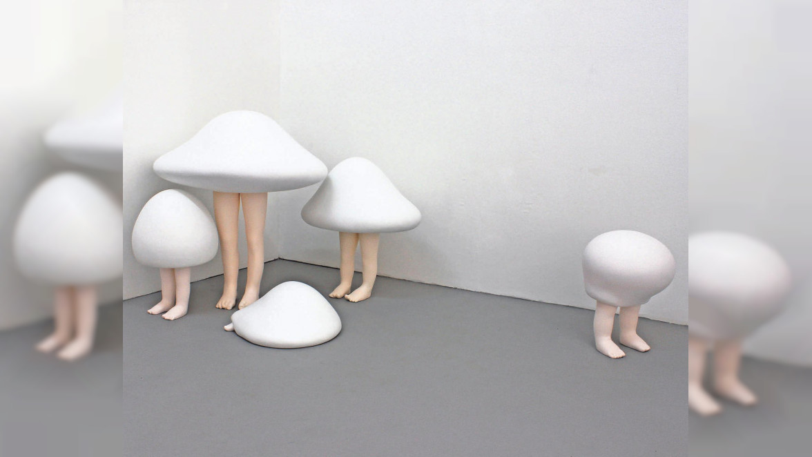 Von Pilzen mit Beinen und anderen fremdartigen Wesen: Hyun-Gyoung Kims Ausstellung in der Städtischen Galerie Lehrte