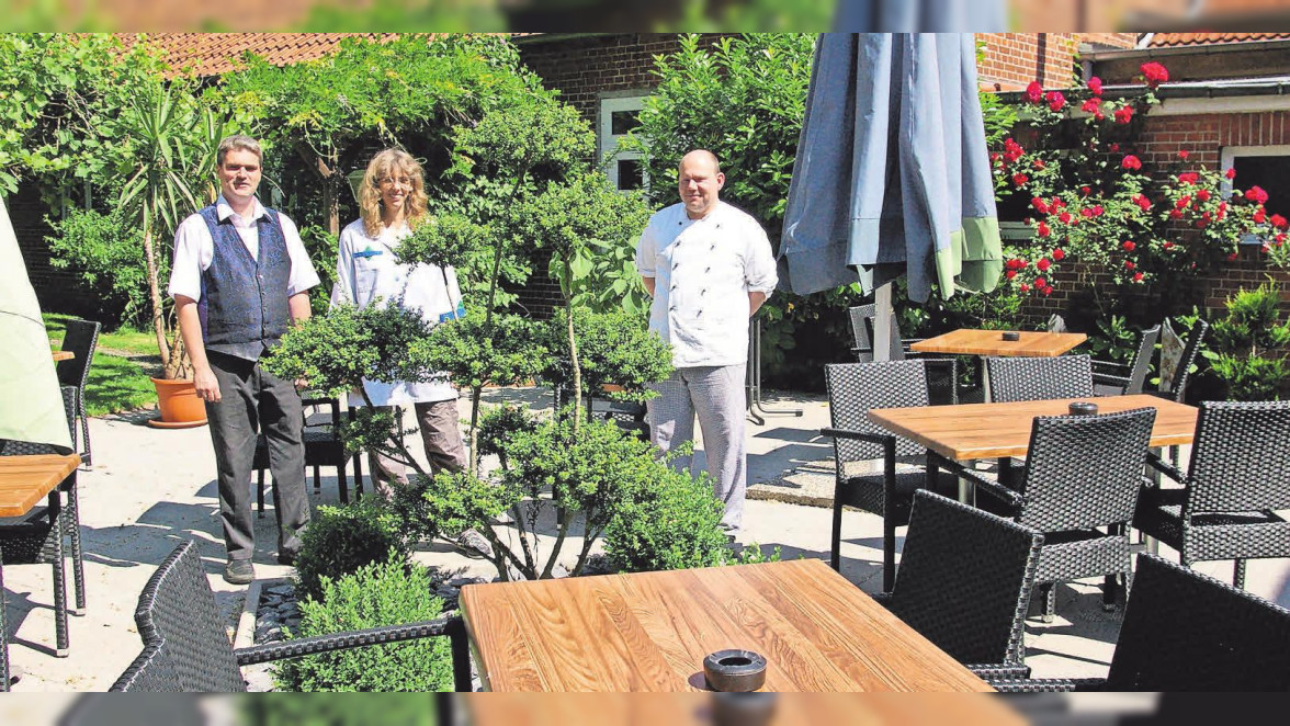 Knop´s Restaurant Zur Post in Wedemark-Abbensen: Der perfekte Garten für müde Ausflügler