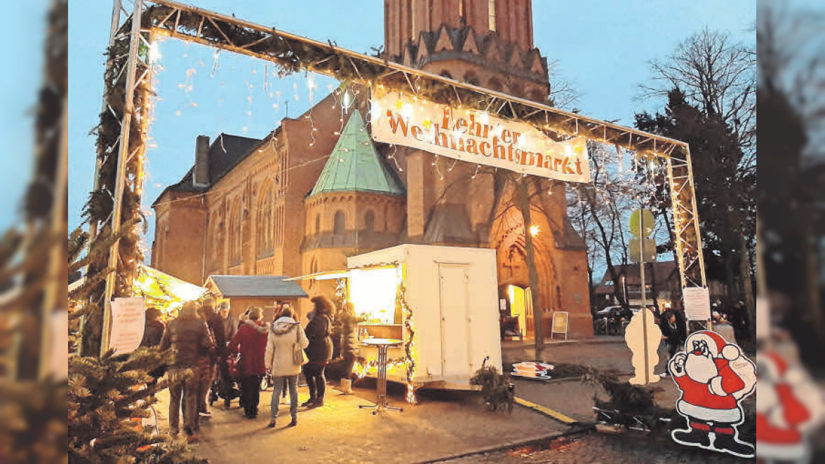 Der Lehrter Weihnachtsmarkt 2022 steigt am Rathaus: Adventskonzert, Glühwein & Rahmenprogramm 