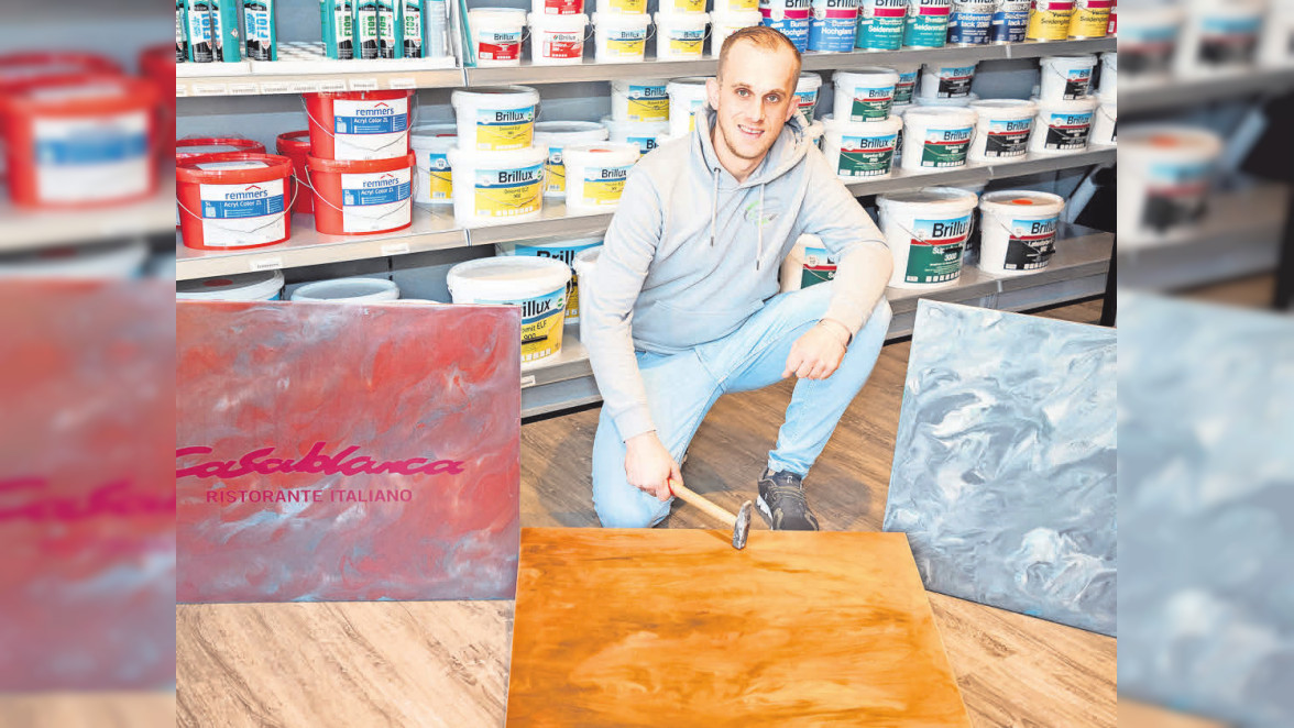 Strapazierfähiger Bodenbelag mit toller Optik beim Travemünder Maler Jonas Gatzke