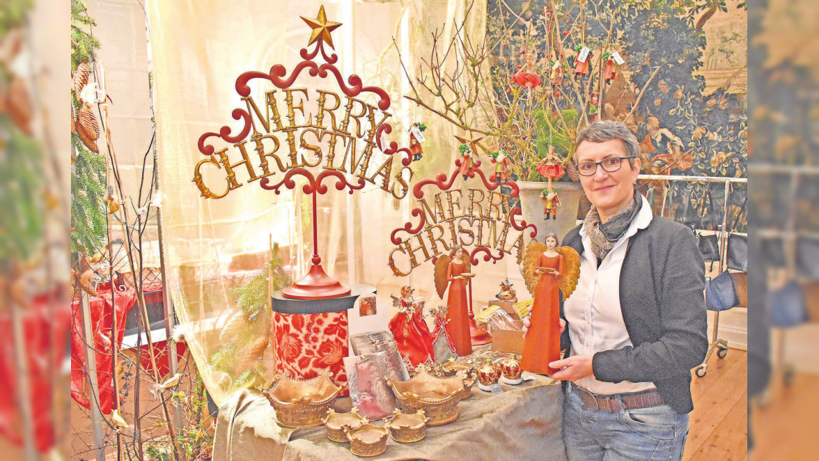 Engel, Krönchen und viel Nostalgie: Weihnachtsdeko im Shop des Eutiner Schlosses