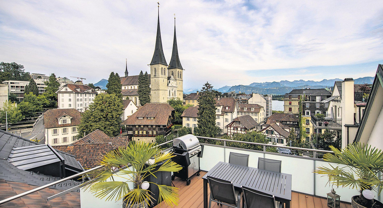 Luzern: Kuno Blättler renoviert Dachoase im Herzen der Stadt