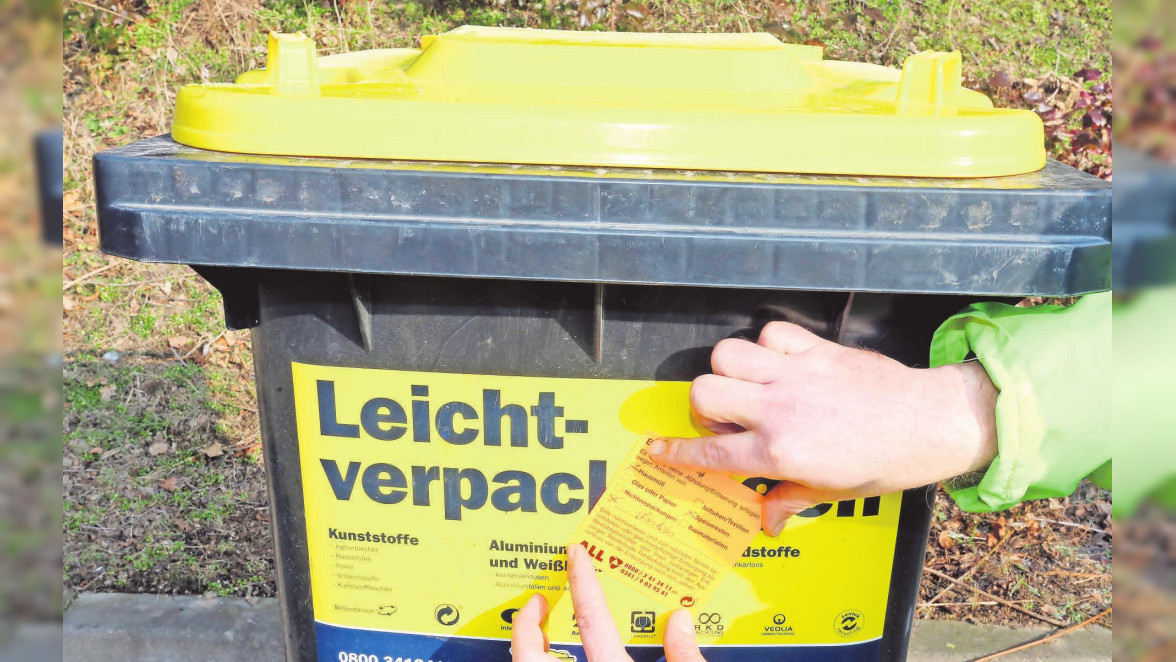 Wie funktionieren Leipzigs Gelbe Tonnen?