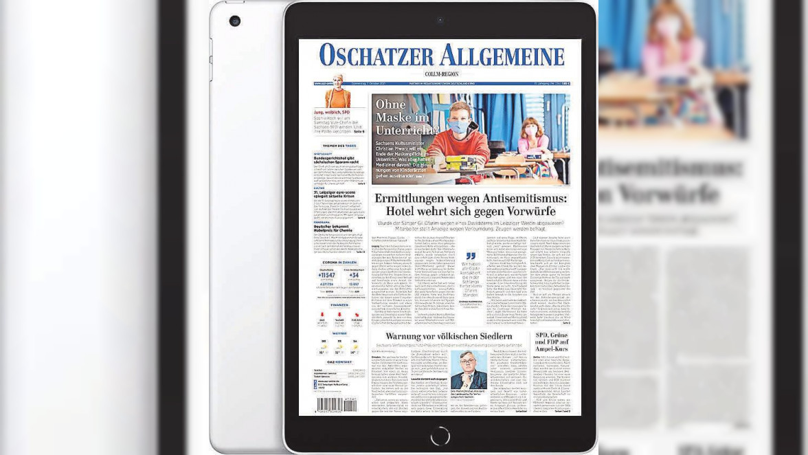 30 Jahre Oschatzer Allgemeine Zeitung: Wir verschenken ein iPad samt E-Paper-Abo!