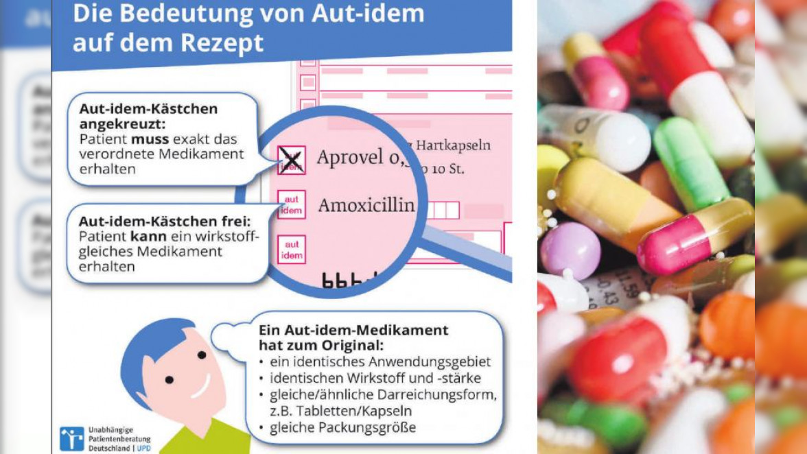 Apotheker dürfen wirkstoffgleiche, günstigere Medikament herauszugeben, so Johannes Schenkel von der Unabhängigen Patientenberatung
