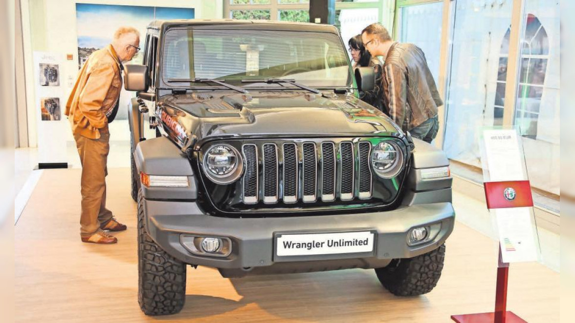 Große Präsentation der neuen Jeep-Modellpalette im Autohaus Blank