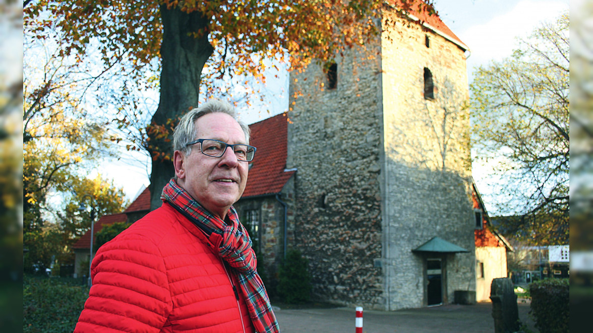Für Volker Machura is es die Kniestedter Kirche