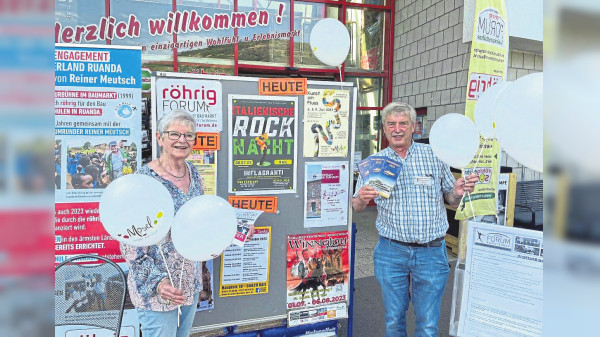 röhrig: "Kulturbühne" freut sich über mehr Events als je zuvor
