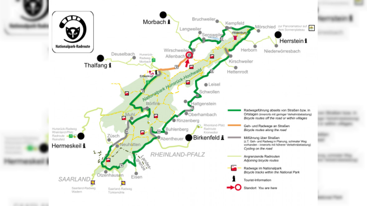 Neue Radroute um den Nationalpark Hunsrück-Hochwald verbindet die Region